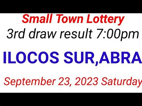 stl ilocos sur live|STL ILOCOS SUR 3RD DRAW RESULT TODAY LIVE 7PM .